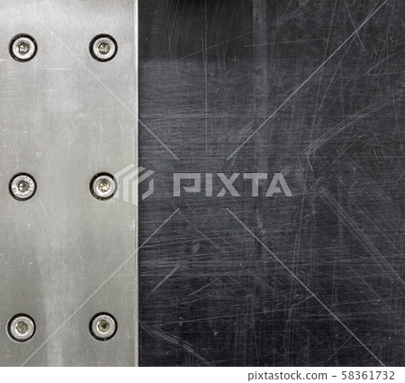 Steel background with bolts Steel background with bolts 58361732