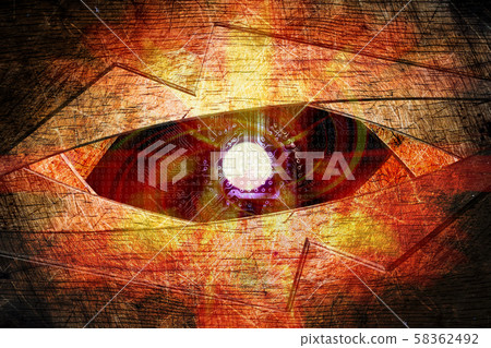 abstract robot eye background 58362492