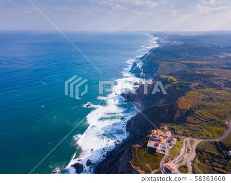 Cabo da Roca landscape with lighthouse Cabo da Roca landscape with lighthouse 58363600