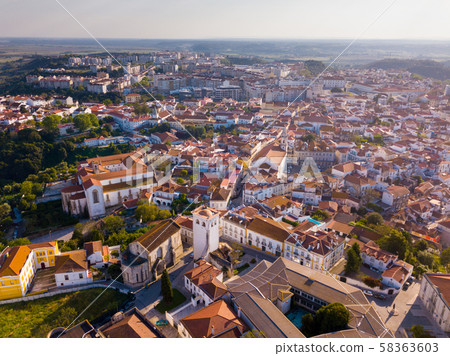 Santarem district with buildings and landscape, Portugal Santarem district with buildings and landscape, Portugal 58363603
