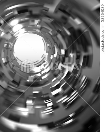 CG 3D Illustration Rotation Circle Center Background IT SF Future Direction Target Possibilities 58364089