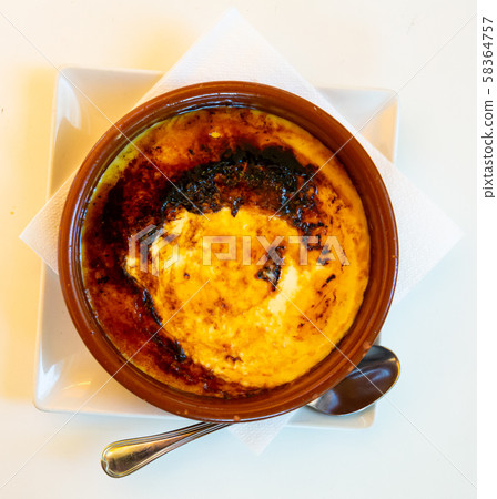 Crema catalana - dessert of Catalonia. Spanish dish 58364757