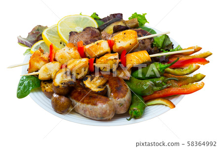 grilled, skara, mixed 58364992