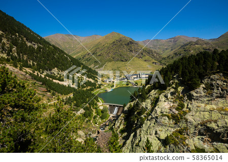 Vall de Nuria valley in Pyrenees mountains 58365014