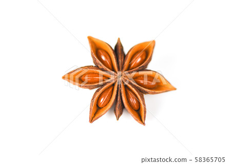 Star Anise isolated on white background herbs and 58365705