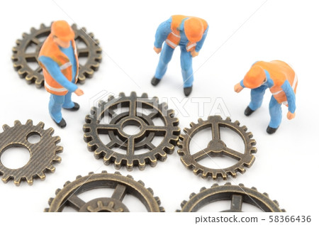 Gear and person 58366436