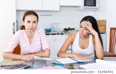 Mother upset about her daughter 58366491