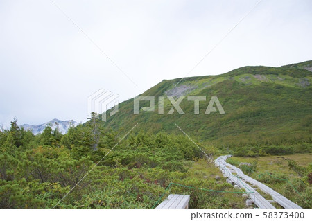 Tenguhara scenery (Hakuba mountain range, Kita-Azumi, Nagano) 58373400