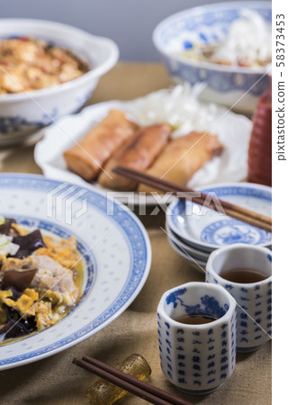 Chinese dining table 58373453