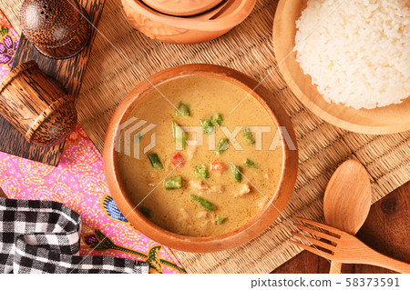 Thai green curry Thai green curry 58373591