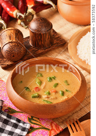 Thai green curry Thai green curry 58373592