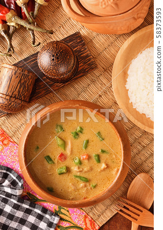 Thai green curry Thai green curry 58373593
