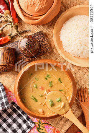 Thai green curry Thai green curry 58373594