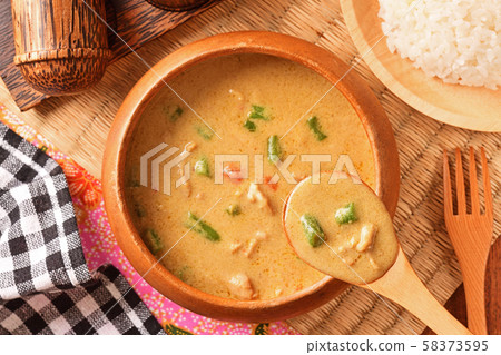 Thai green curry Thai green curry 58373595