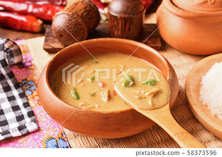 Thai green curry Thai green curry 58373596