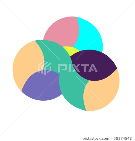 Abstract flat composition Abstract flat composition 58374848