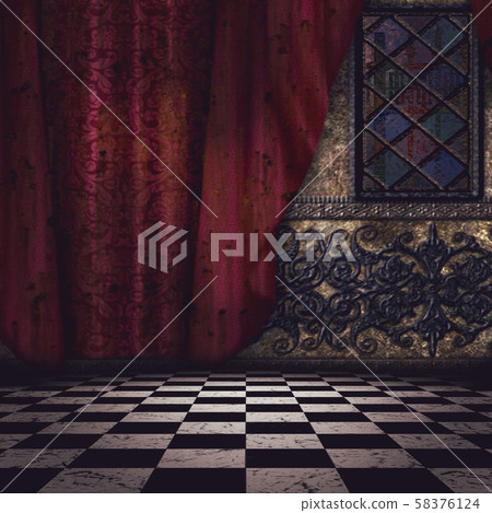 Gothic interior Gothic interior 58376124