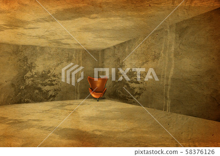 Corner of old grunge interior Corner of old grunge interior 58376126