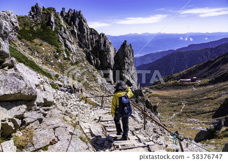 (Nagano) Autumn Senjojiki curl, mountain climbing 58376747