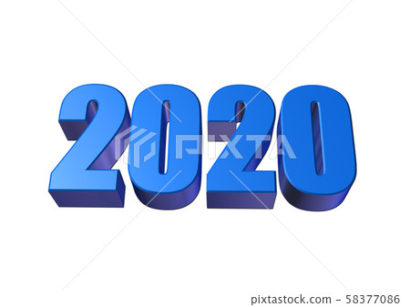 Three-dimensional 2020 numbers Three-dimensional 2020 numbers 58377086
