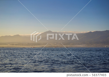 Lovina Beach Bali. View from the sea Lovina Beach Bali. View from the sea 58377403