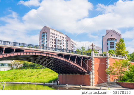 Hachioji City Nagaike Park Nagaike Mitsuke Bridge Former Yotsuya Mitsuke Bridge 58378133
