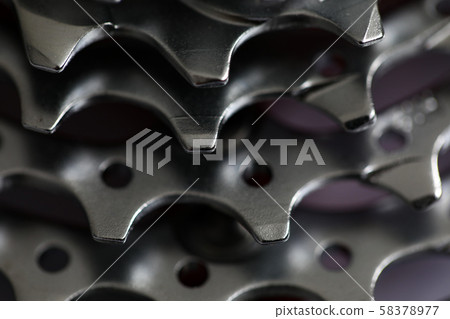 Rear cassette on bike Rear cassette on bike 58378977