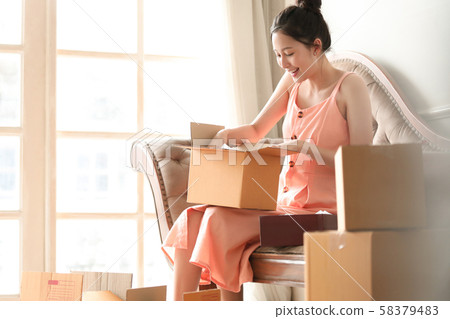 Women shopping mail order Women shopping mail order 58379483