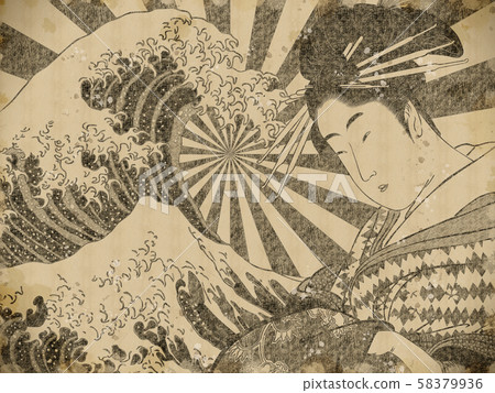 Kanagawa off the coast and women Part 3 vintage 58379936
