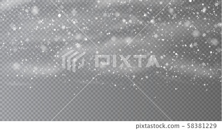 Falling Snow Overlay Background Falling Snow Overlay Background 58381229