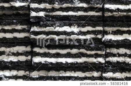 black white wafer black white wafer 58381416