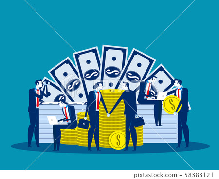 Money saving. Concept business vector, Financial, Money saving. Concept business vector, Financial, 58383121