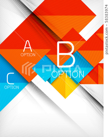 Business squares background design template composition. Glossy shiny rectangle shapes with option Business squares background design template composition. Glossy shiny rectangle shapes with option 58383974