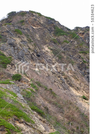 mt. yatsugatake, mount aka, spring 58384623