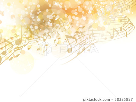 Shining musical notes 58385857