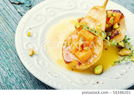 Sweet baked pears Sweet baked pears 58386201