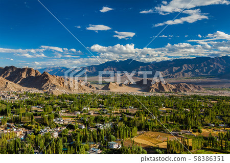 View of Leh, India 58386351