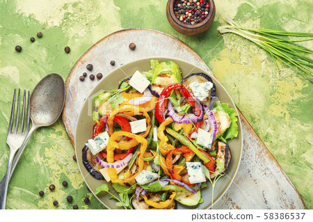 Grilled vegetables salad Grilled vegetables salad 58386537