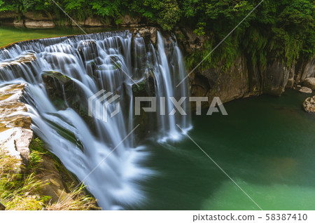 Shifen Waterfall in new taipei city, taiwan 58387410