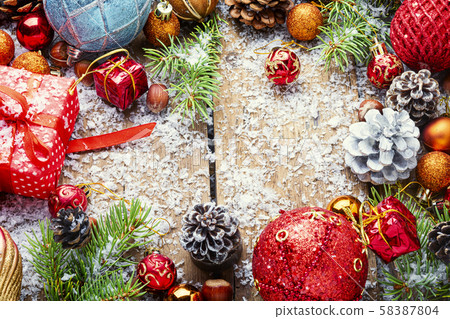 Christmas holidays composition Christmas holidays composition 58387804