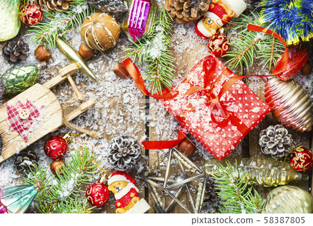 Christmas background concept 58387805