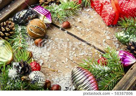 Christmas holidays composition Christmas holidays composition 58387806