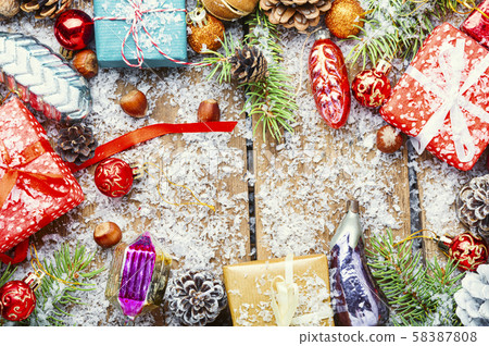 Christmas holidays composition Christmas holidays composition 58387808