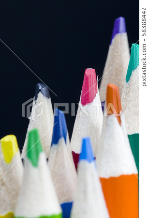 multicolored pencils 58388442