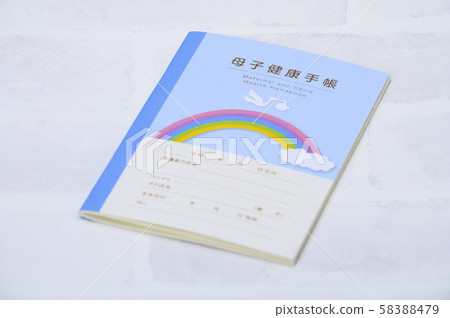 Pregnancy Mother and Child Notebook Blue Pregnancy Mother and Child Notebook Blue 58388479