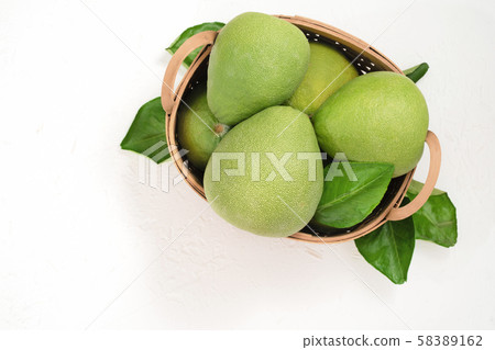 Yuzu Bundan Mid-Autumn Fruits Peeled Pummelo flat lay Yuzu Yuzu Yuzu Jyugoya 58389162