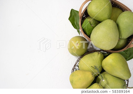 Yuzu Bundan Mid-Autumn Fruits Peeled Pummelo flat lay Yuzu Yuzu Yuzu Jyugoya 58389164