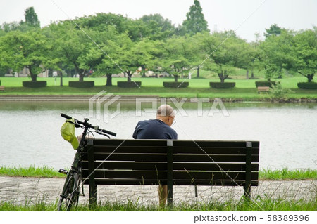 Person taking a break 58389396