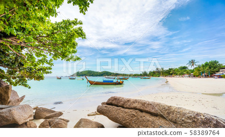 Panorama of asian paradise beach in Thailand Panorama of asian paradise beach in Thailand 58389764