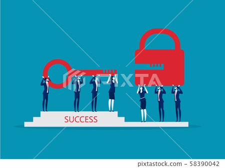 Locked and unlocked gold locks with keys Vector Image